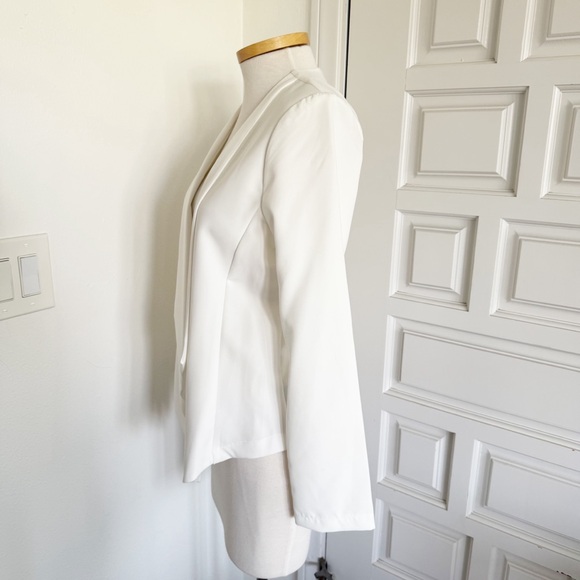 NWT Haute Monde White Blazer Jacket Elegant Classic Sophisticated Size Large - Picture 5 of 13